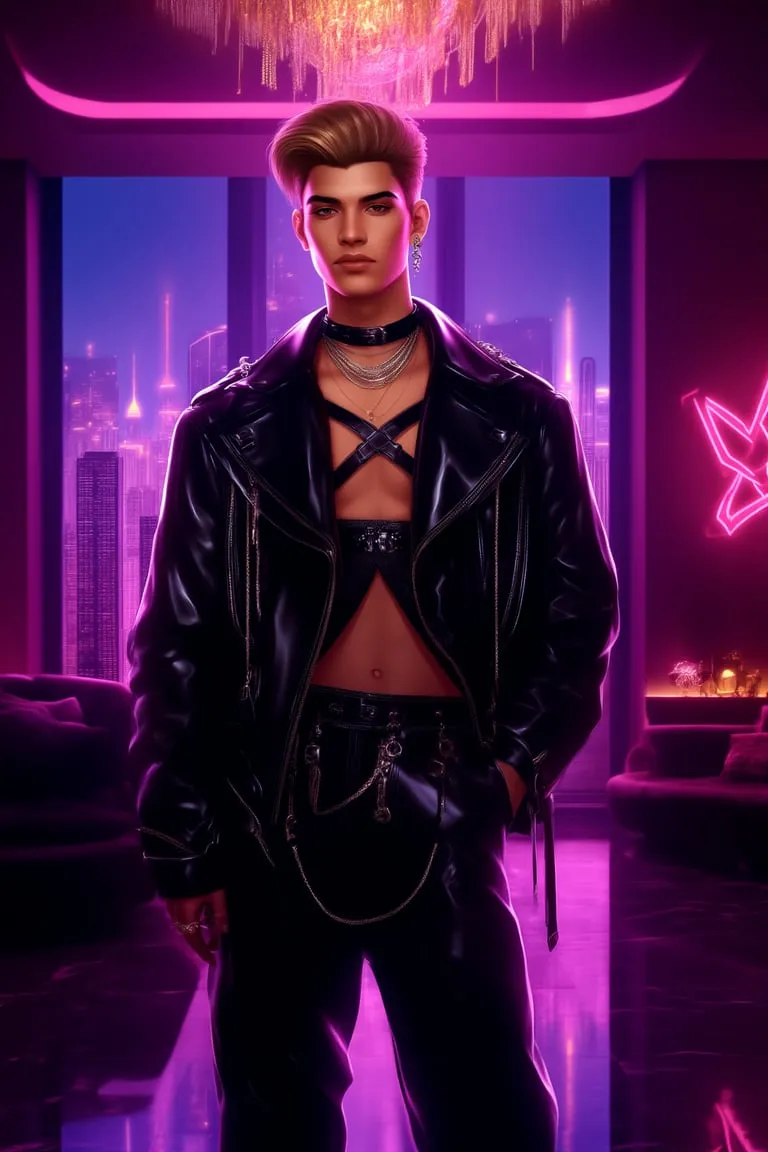 Finn Solan in an editorial look