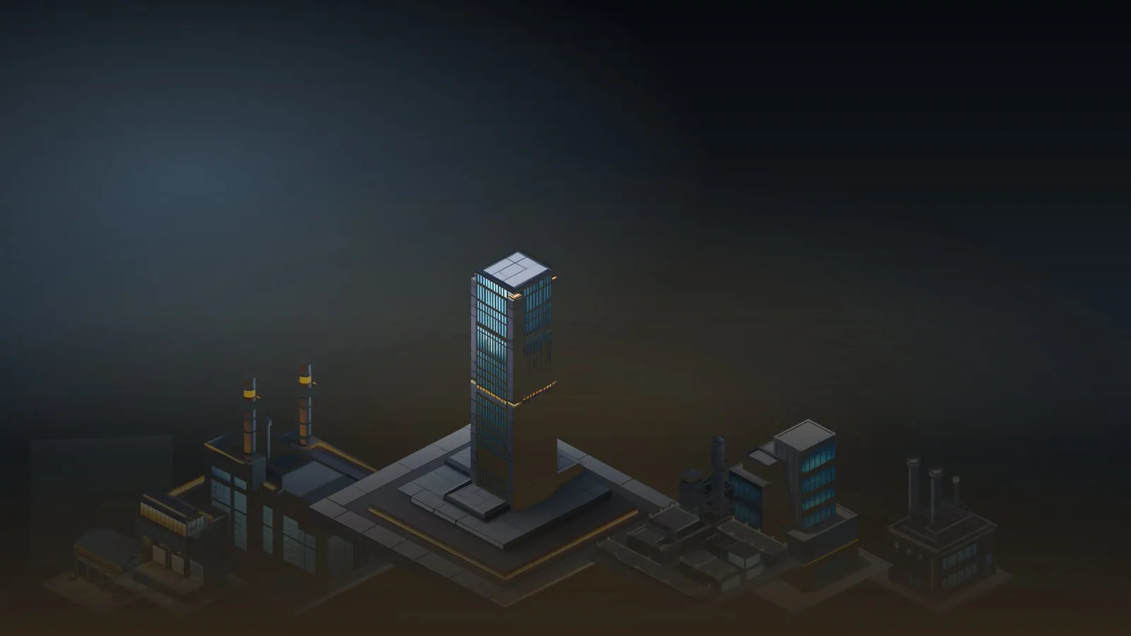 IRONCREST — corporate-industrial metropolis.